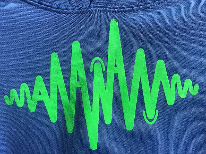 2022 F/W Heartbeat manana Pullover Parka Kids/ハートビート マニャーナ パーカー 蛍光プリント