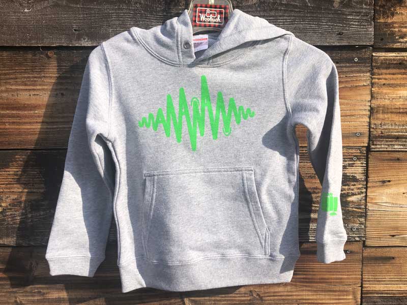 2022 F/W Heartbeat manana Pullover Parka Kids/ハートビート マニャーナ パーカー 蛍光プリント