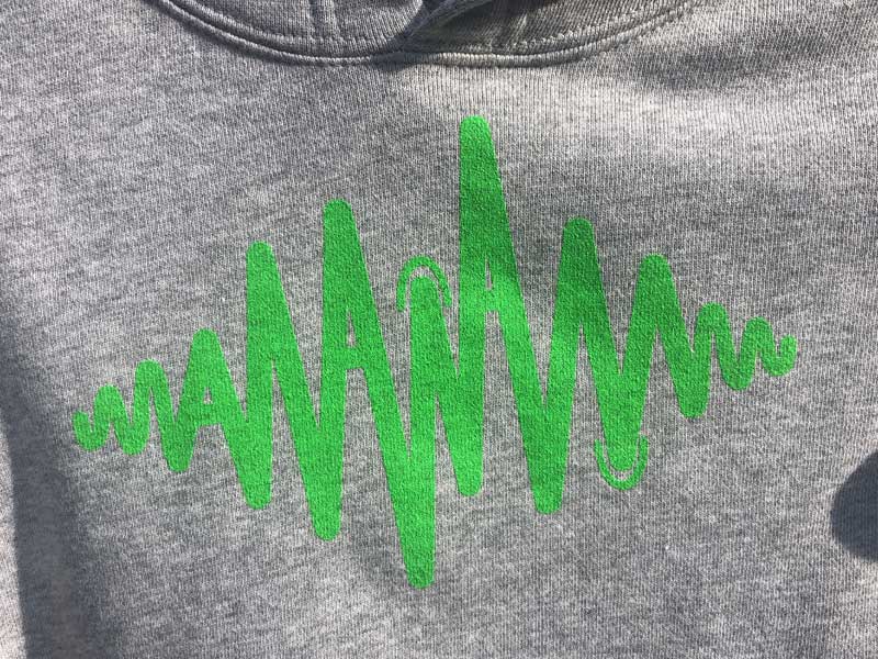 2022 F/W Heartbeat manana Pullover Parka Kids/ハートビート マニャーナ パーカー 蛍光プリント