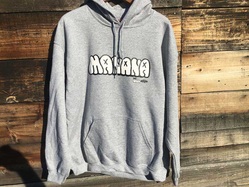 2020 F/W Graffiti Throw up manana グラフィティー スローアップ パーカー マニャーナ