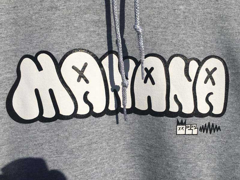 2020 F/W Graffiti Throw up manana グラフィティー スローアップ パーカー マニャーナ