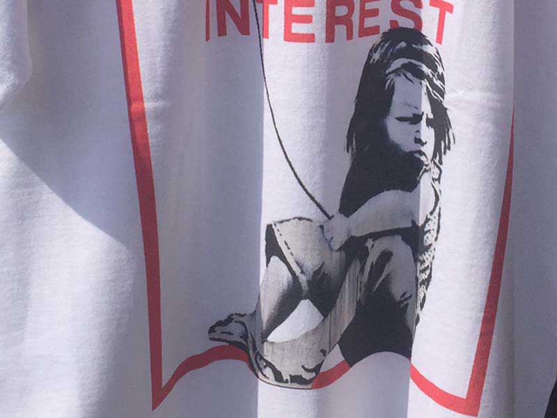 Banksy �o���N�V�[�@�X�e���V���A�[�g�@�O���t�B�e�B�[T�V���c from UK/ 0% Interrest S/S Tee
