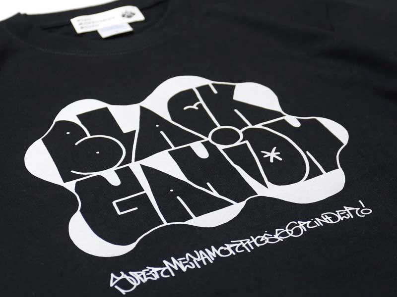 BLACK GANION �}�|�` 2023 JOTA ONE x BG LETTER S/S T-SHIRTS�u���b�N�K�j�I�� �n���hTee