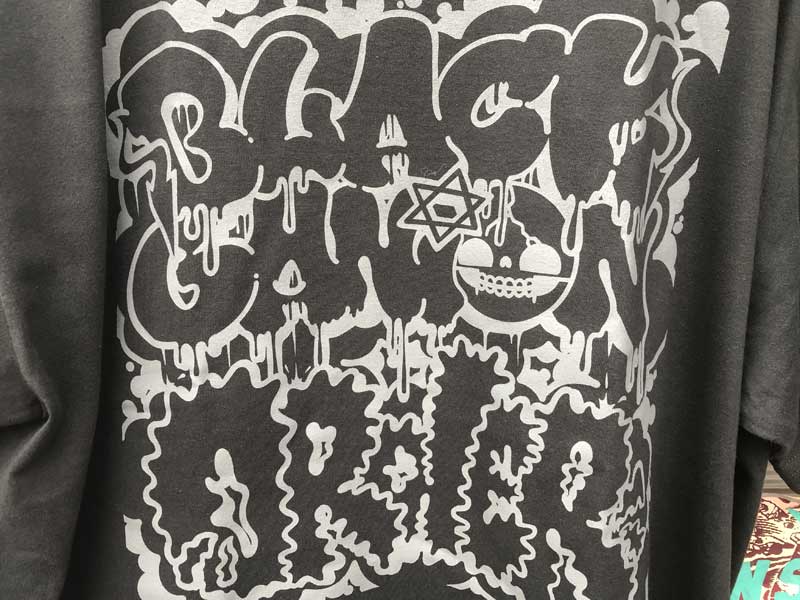 BLACK GANION �o���h �}�|�` 2023 BLACK GANION x ORdER Split S/S Tee Design by ZECS