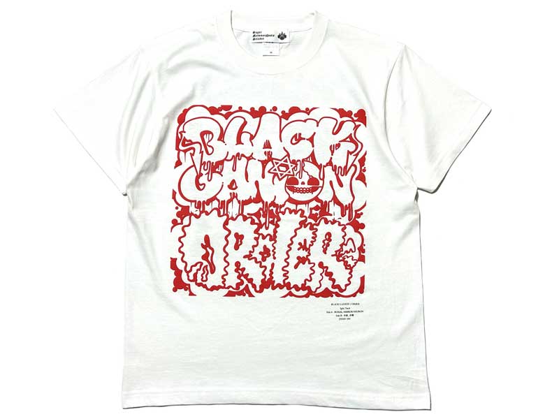 BLACK GANION �o���h �}�|�` 2023 BLACK GANION x ORdER Split S/S Tee Design by ZECS
