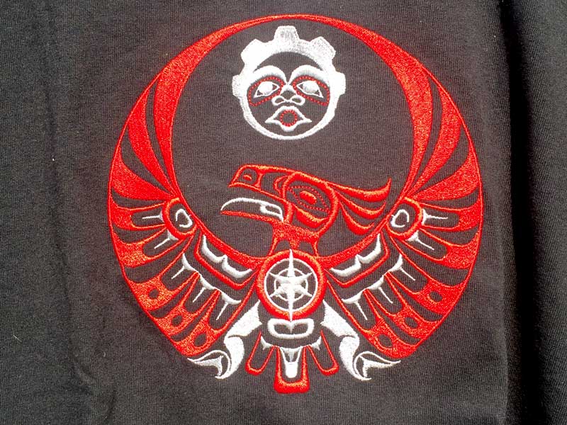 �V�i�@�J�i�_�@�l�C�e�B�u�E�A�����J�� �n�C�_���̃A�[�g���[�N���h�J���ꂽ����T�V���c�AHaida S/S Tee