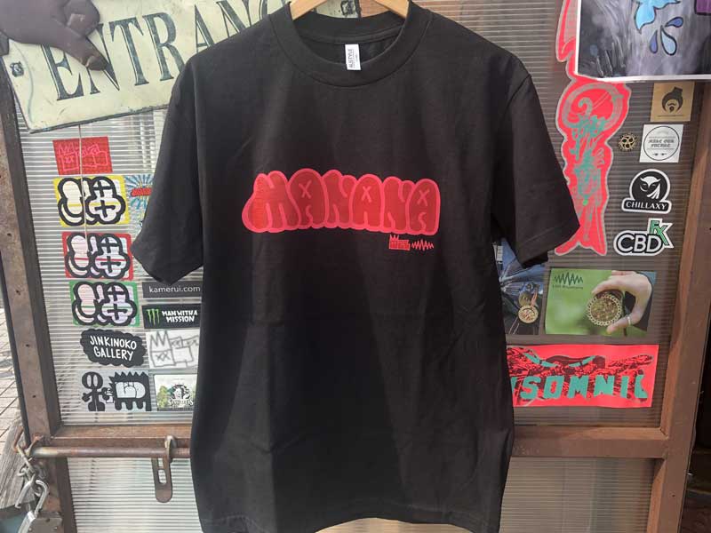 2021 Graffiti Throw up manana S/S Tee �}�j���[�i �O���t�B�e�B�[ �X���[�A�b�v ����T�V���c