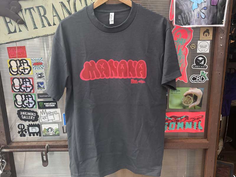 2021 Graffiti Throw up manana S/S Tee �}�j���[�i �O���t�B�e�B�[ �X���[�A�b�v ����T�V���c