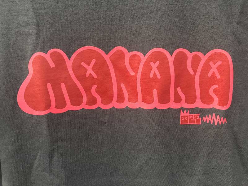 2021 Graffiti Throw up manana S/S Tee �}�j���[�i �O���t�B�e�B�[ �X���[�A�b�v ����T�V���c