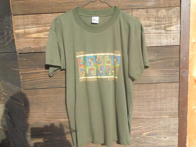 新品　ペルーインカ帝国　マチュピチュ 半袖 Tシャツ、S/S Tee