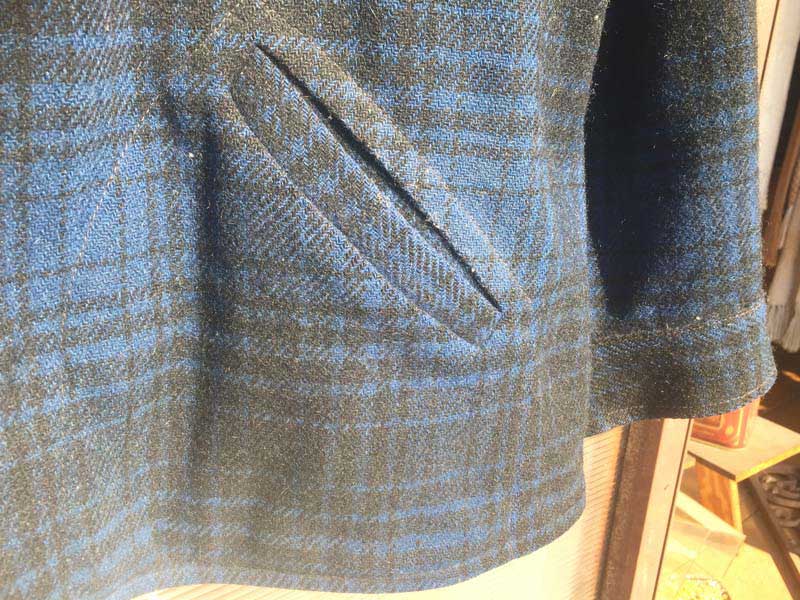 Vintage�AUsed�A1950�N�� PENNEY'S �� �u���b�N�`�F�b�N �E�[�� �W���P�b�g