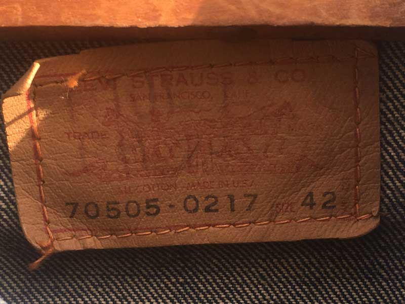 Vintage LEVIS Big-E 3rd 70505-0217�A1960�N�� ���[�o�C�X �T�[�h �r�b�NE �f�j�� JKT�AG�W����