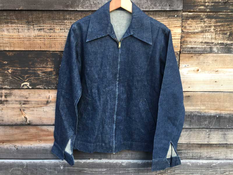 Deadstock Vintage Denim Zip JKT 1970�N��@�f�b�h�X�g�b�N �r���e�[�W�@�f�j���� �W�b�v�W���P�b�g