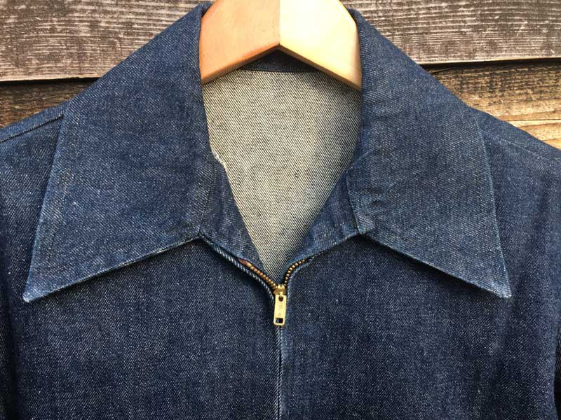 Deadstock Vintage Denim Zip JKT 1970�N��@�f�b�h�X�g�b�N �r���e�[�W�@�f�j���� �W�b�v�W���P�b�g