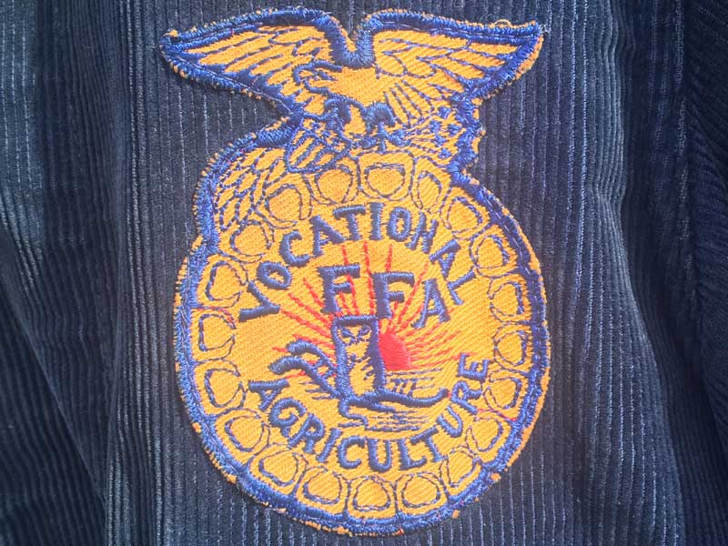 Vintage US古着、60年代、70年代 FFA 刺繍 JKT、ファーマーズ 