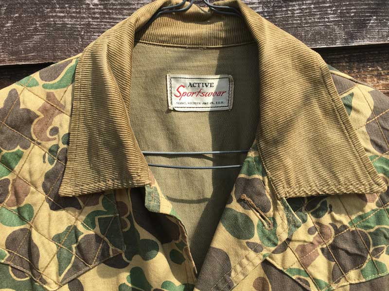 Vintage Hunting Camo Hunting JKT �r���e�[�W �n���e�B���O�J���t���[�W�����̃n���e�B���O �W���P�b�g