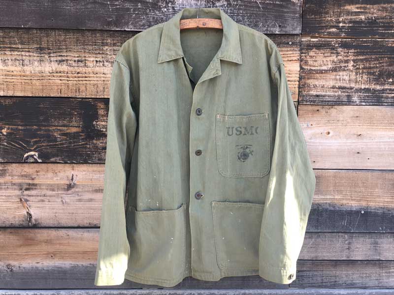 �����A Vintage Military JKT 1940�N�� 13�X�^�[�@����{�^���̃v���I�[�o�[ ���C���p�[�J�[