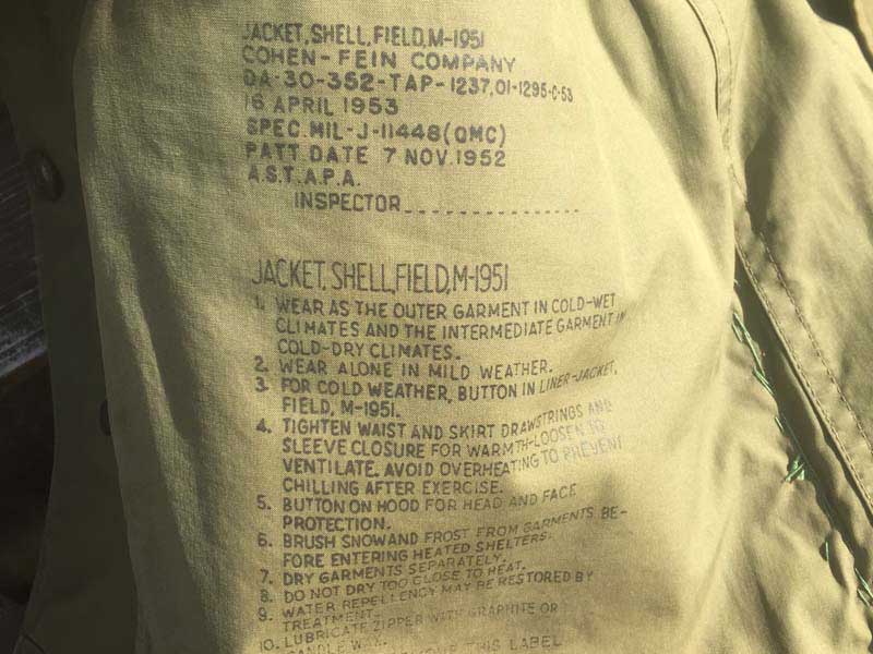 Vintage Military JKT M-1951 Field JKT�A�r���e�[�W �R���m�Ò� M-1951�t�B�[���h�W���P�b�g