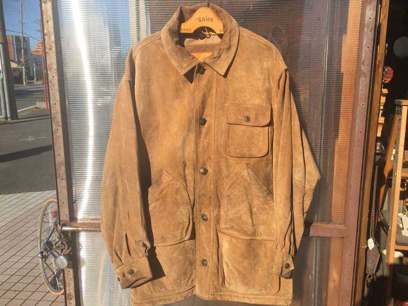 Used Timberland Suede Leather Hunting JKT、ティンバーランド 
