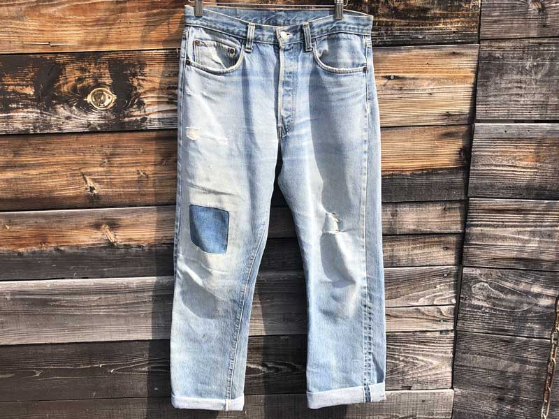 Vintage LEVS 501 66 ��� ���[�o�C�X 501  �r���e�[�W�f�j���p���c  W83x L83