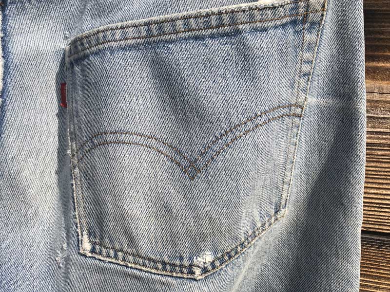 Vintage LEVS 501 66 ��� ���[�o�C�X 501  �r���e�[�W�f�j���p���c  W83x L83