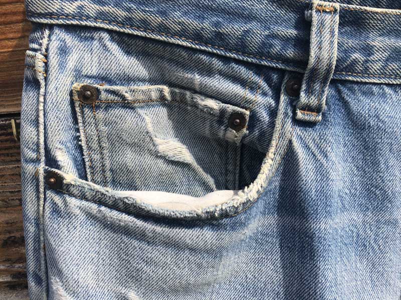 Vintage LEVS 501 66 ��� ���[�o�C�X 501  �r���e�[�W�f�j���p���c  W83x L83