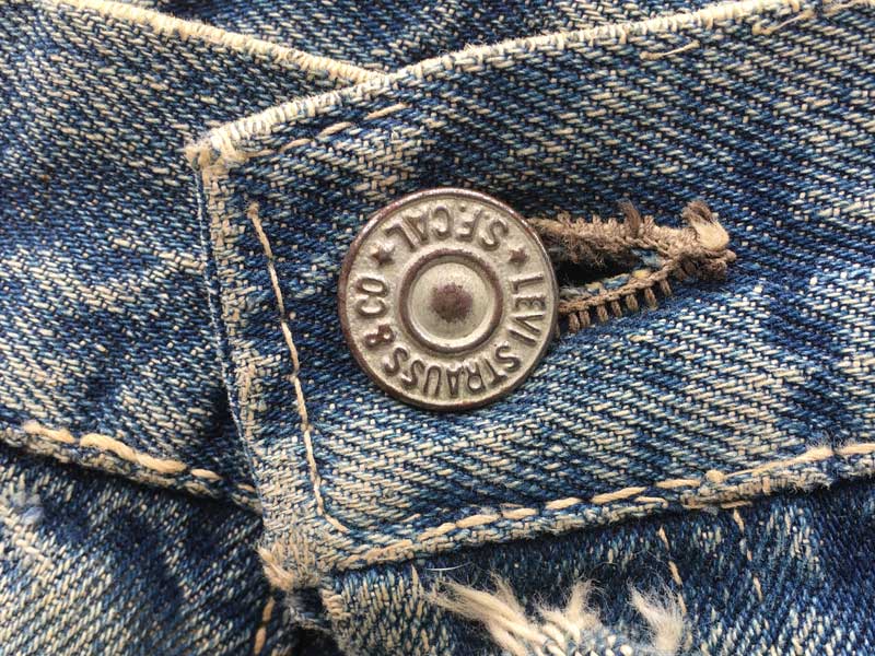 Vintage LEVS 501-XX WW2 ���[�o�C�X 501 ��탂�f�� �r���e�[�W�p���c W38x L28 inch