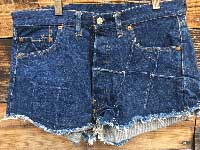 Vintage Cut Off Short Pants LEVS 501 66前期 リーバイス 501 66前期 W82 パッチワーク