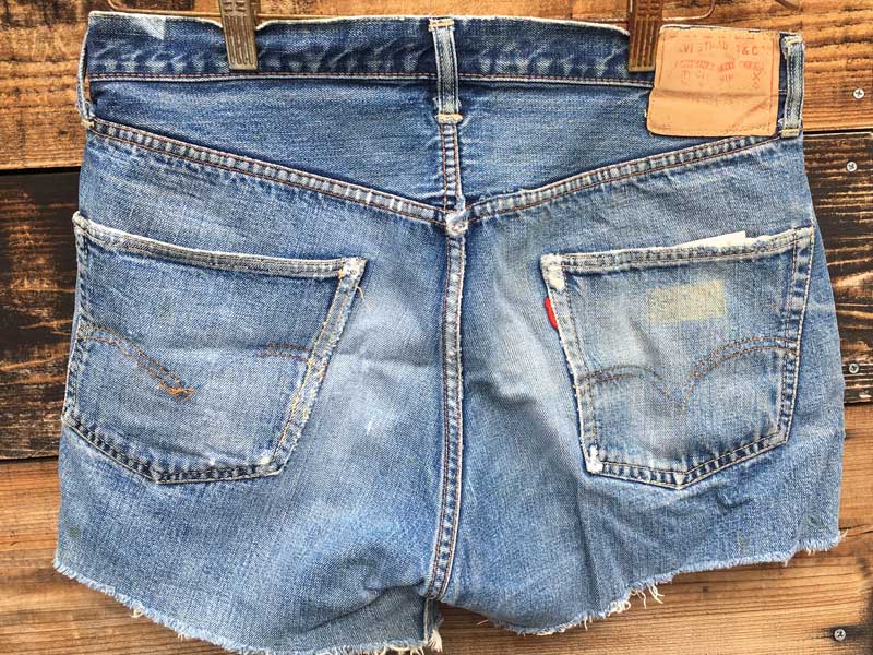 Vintage Cut Off Short Pants LEVS 501 Big E S-Type [oCX 501 rbNE S^CvV[gpc W80