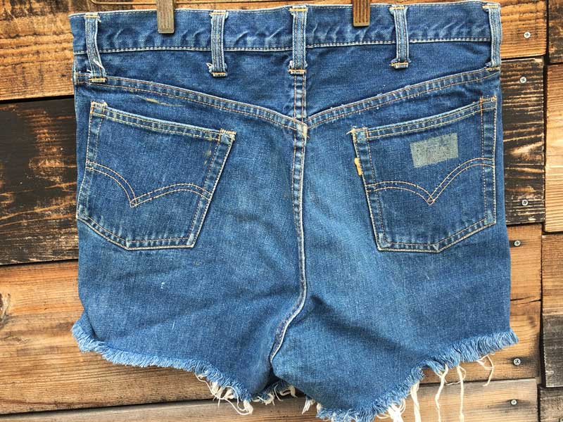 Vintage Cut Off Short Pants LEVS 505 Big E S-Type [oCX 505 rbNE S^CvV[gpc W88