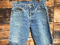 Used Cut Off Short Pants LEVS 501 レギュラー カットオフジーンズ W76