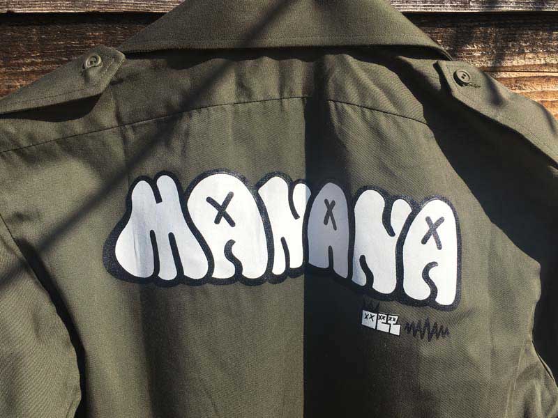 1980�N�� Deadstock �I�[�X�g���A�R�̃~���^���[ ���[�N�V���cx manana�o�b�N�v�����g