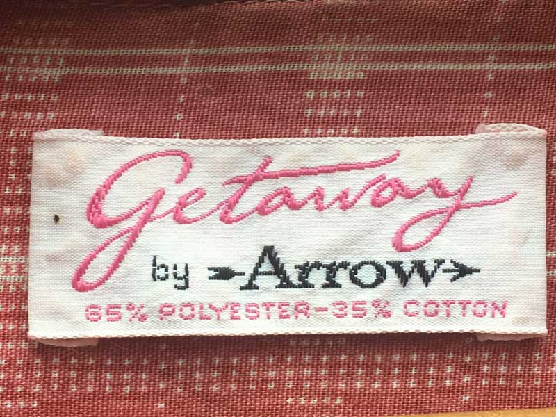 Vintage�AUsed Arrow Gateway Red Shirts�AUS�Ò� 70�N�� �A���[ �Q�[�g�E�F�C �R �`�F�b�N�V���c