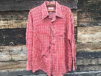 Vintage、Used Arrow Gateway Red Shirts、US古着 70年代 アロー ゲートウェイ 絣 チェックシャツ