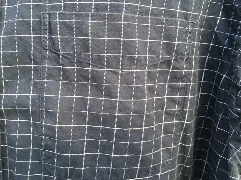 Used Banana Republic B.D. Check Shirts �AUS�Ò� �o�i�i���p�u���b�N �`�F�b�N���̃{�^���_�E���V���c