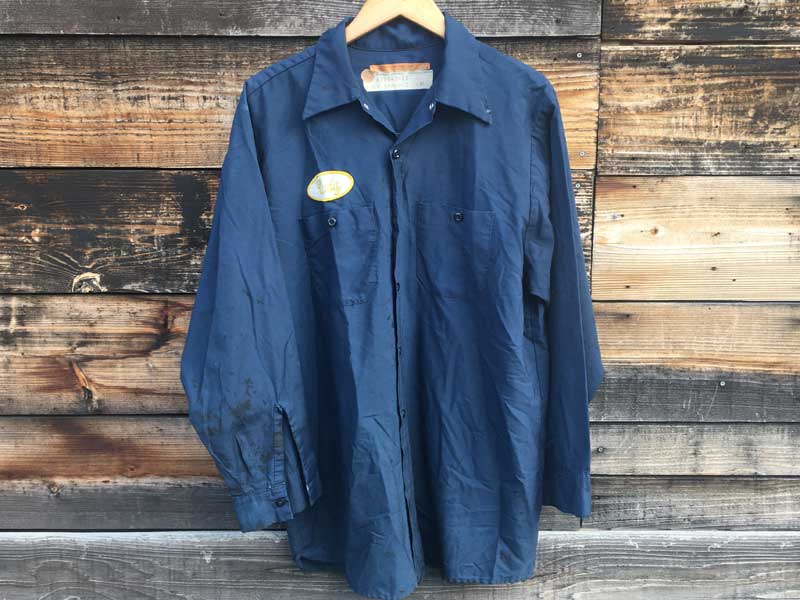 Vintage�AUsed L/S Bowling Shirts�AWork shirts�AUS�Ò��V���c �r���e�[�W�A�����{�[�����O�V���c�A���[�N�V���c