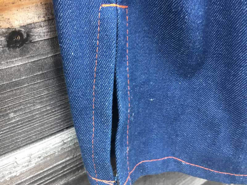 Vintage 1970's Deadstock Denim shirts 70�N��f�b�h�X�g�b�N �M�^�[�h�J�̃f�j���V���c