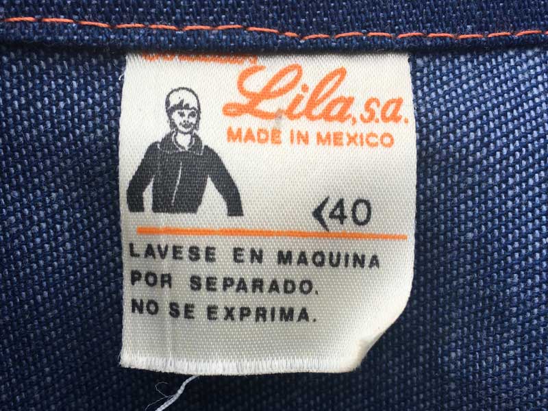 Vintage 1970's Deadstock Denim shirts 70�N��f�b�h�X�g�b�N �M�^�[�h�J�̃f�j���V���c