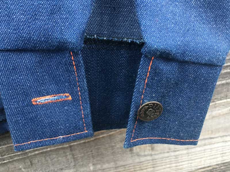 Vintage 1970's Deadstock Denim shirts 70�N��f�b�h�X�g�b�N �M�^�[�h�J�̃f�j���V���c