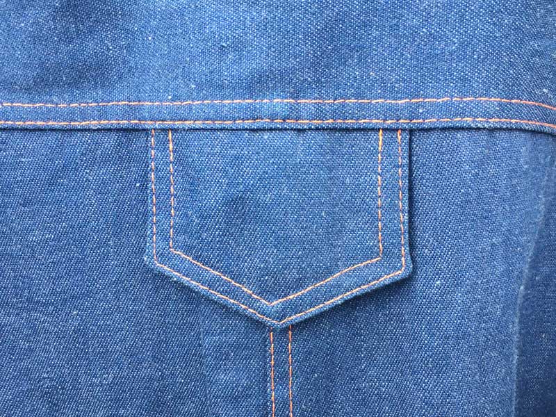 Vintage 1970's Deadstock Denim shirts 70�N��f�b�h�X�g�b�N �M�^�[�h�J�̃f�j���V���c