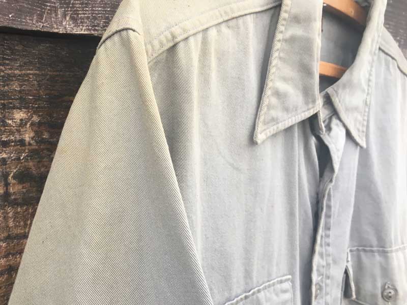 Vintage Used 1950 Dickies Work Shirts US �Ò� 50�N�� �f�B�b�L�[�Y ���[�N�V���c
