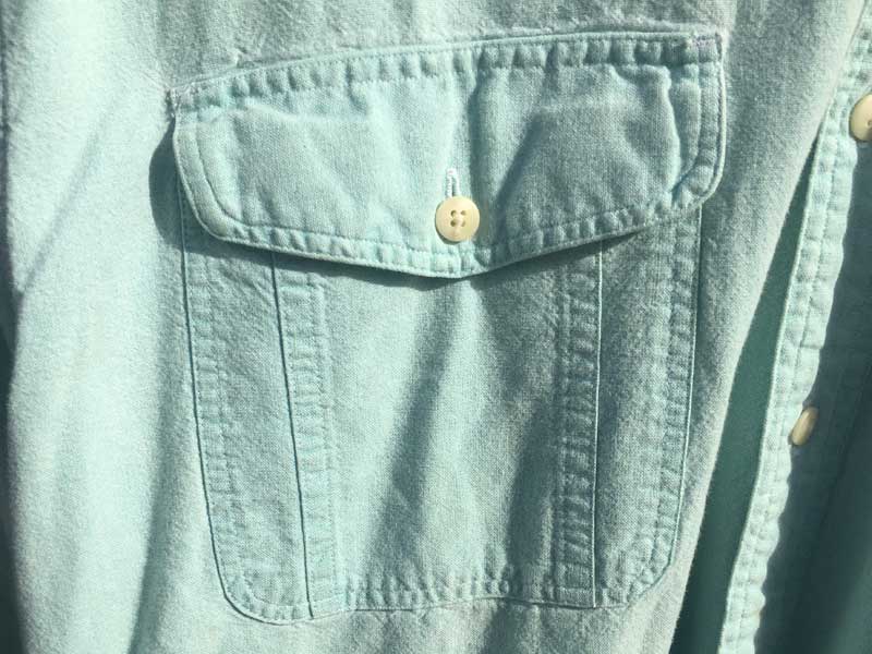 Vintage Used EDDIE BAUER�i�G�f�B�o�E�A�[�j80�N��㔼�@���^�O����@���F�̃V�����u���[�V���c