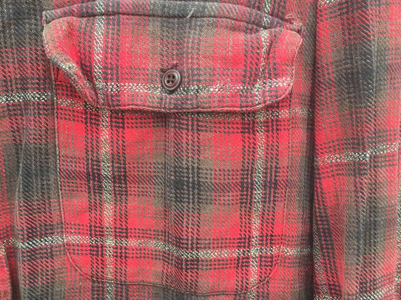 Used GAP Gradation check Nel Shirts �AUS�Ò� �M���b�v �Ԃ��O���f�[�V�����`�F�b�N�̃l���V���c