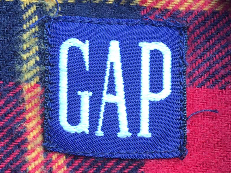 Used Gap. Check Nel Shirts �AUS�Ò� �M���b�v �`�F�b�N���̃l���V���c