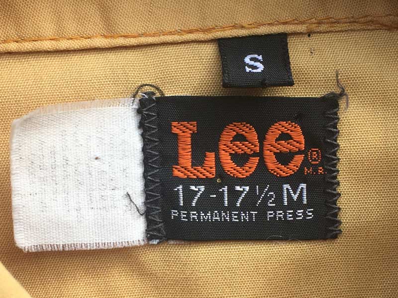 Vintage Used Lee Western Shirts �AUS�Ò� 60�N�� 70�N�� �r���e�[�W ���[ �E�G�X�^���V���c Yellow