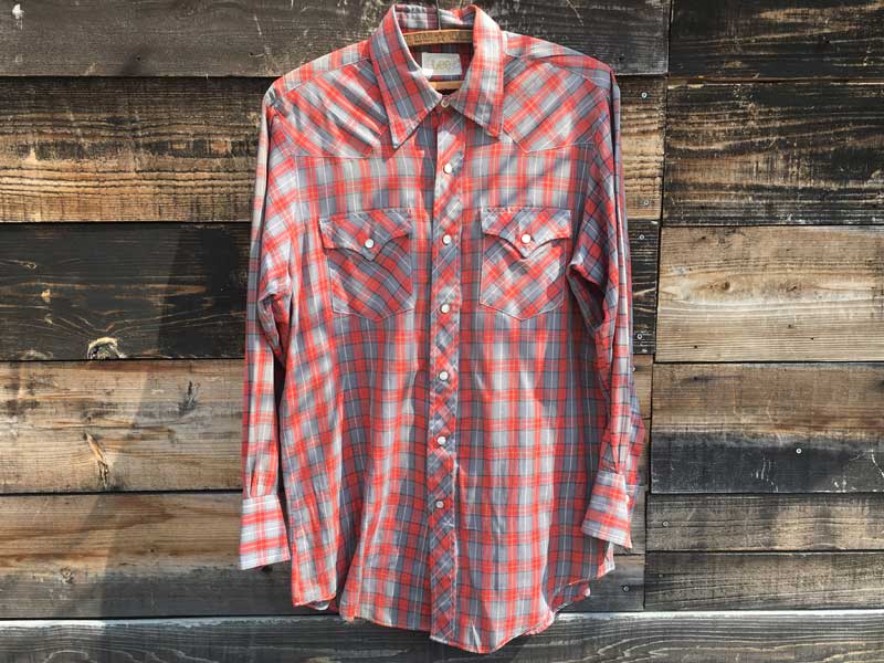 Vintage Used Lee Western Shirts �AUS�Ò� 80�N�� �r���e�[�W ���[ �E�G�X�^���V���c