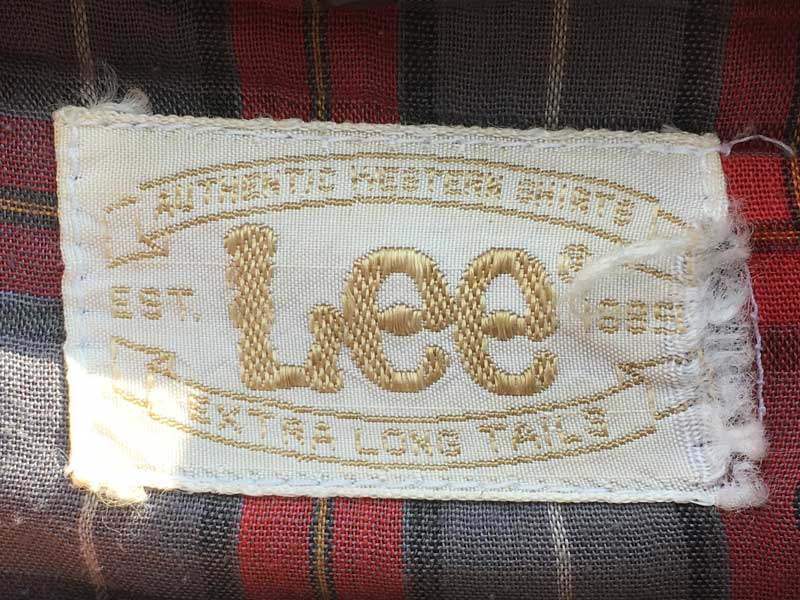 Vintage Used Lee Western Shirts AUSÒ 80N re[W [ EGX^Vc