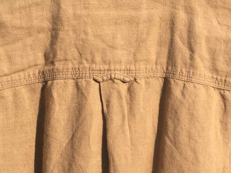 Used Linen Hemp anchor blueL/S B.D.Shirts ���l���A�w���v�f�ނ̖��̃{�^���_�E���V���c