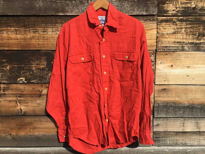 Used Linen Hemp cambridge L/S Shirts ���l���A�w���v�f�ނ̃P���u���b�W�̖��̃V���c