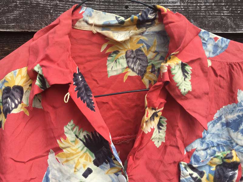 Vintage L/S Aloha shirts Made in California�A�����A���n�V���c�A���f�B�[�X �n���C�A���V���c